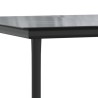 Ensemble à manger de jardin coussins 5pcs Noir Résine tressée 