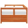 Lit de jour et lit gigogne et matelas 90x190 cm bois pin massif 