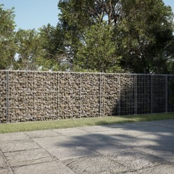 Panier gabion avec couvercle 1100x50x100 cm fer galvanisé 