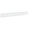 Panier gabion avec couvercle 1100x50x100 cm fer galvanisé 