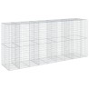 Panier gabion avec couvercle 450x100x200 cm fer galvanisé 
