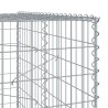 Panier gabion avec couvercle 450x100x200 cm fer galvanisé 