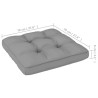 Salon de jardin 5 pcs avec coussins Bois de pin massif 