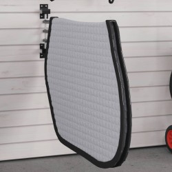 Support de tapis de selle 3 bras noir fer 