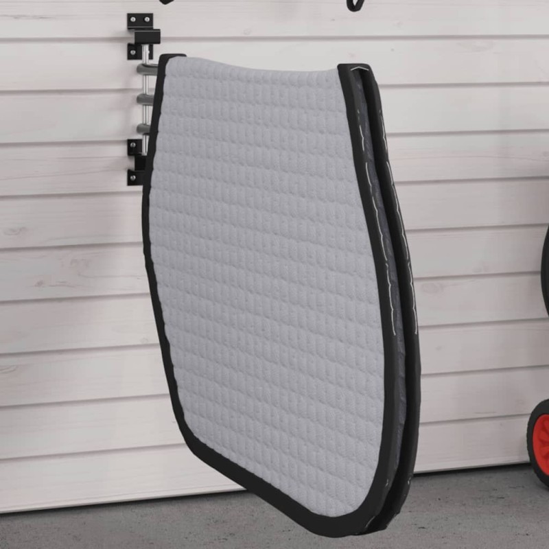 Support de tapis de selle 3 bras noir fer Support de tapis de selle 3 bras noir fer