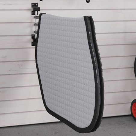 Support de tapis de selle 3 bras noir fer 