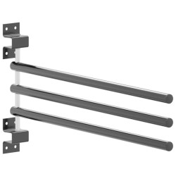 Support de tapis de selle 3 bras noir fer 