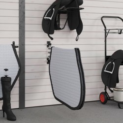 Support de tapis de selle 3 bras noir fer 