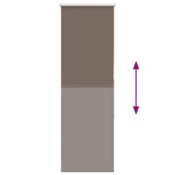 Store enrouleur occultant café 45x175cm largeur du tissu 40,7cm 