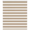 Store zèbre marron sable largeur du tissu 120,9 cm polyester 