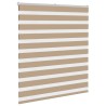 Store zèbre marron sable largeur du tissu 120,9 cm polyester 
