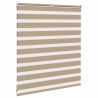 Store zèbre marron sable largeur du tissu 120,9 cm polyester 