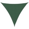 Voile parasol tissu oxford triangulaire 4x4x4 m vert foncé 