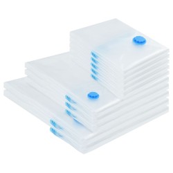Sacs de rangement sous vide - Ensemble de 10 en 3 tailles 