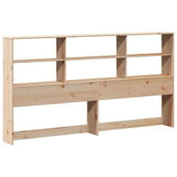 Cadre de lit sans matelas 200x200 cm bois massif de pin 