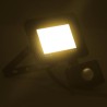 Projecteur à LED avec capteur 20 W Blanc chaud  