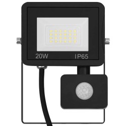 Projecteur à LED avec capteur 20 W Blanc chaud  