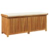 Boîte à coussins d'extérieur 150x50x60,5cm bois massif d'acacia 
