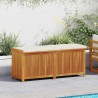 Boîte à coussins d'extérieur 150x50x60,5cm bois massif d'acacia 
