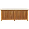 Boîte à coussins d'extérieur 150x50x60,5cm bois massif d'acacia 