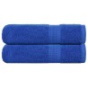 Essuie-mains 2 pcs bleu 50x100 cm 360 g/m² 100% coton 