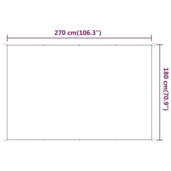 Auvent vertical Vert clair 180x270 cm Tissu oxford 