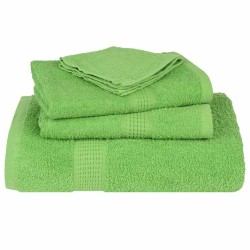 Essuie-mains 2 pcs vert pomme 50x100 cm 360 g/m² 100% coton 