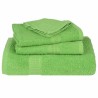 Essuie-mains 2 pcs vert pomme 50x100 cm 360 g/m² 100% coton 