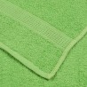 Essuie-mains 2 pcs vert pomme 50x100 cm 360 g/m² 100% coton 