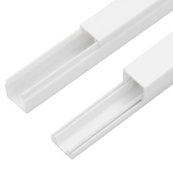 Goulotte de câble 25x25 mm 10 m PVC 