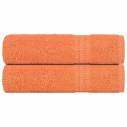 Essuie-mains 2 pcs orange 50x100 cm 360 g/m² 100% coton 