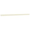 Tissu de remplacement de cantonnière d’auvent rayure crème 5 m 