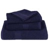 Essuie-mains 2 pcs bleu marine 50x100 cm 360 g/m² 100% coton 