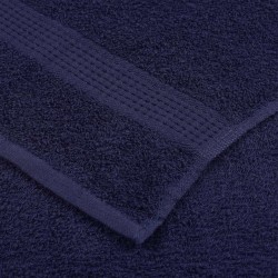 Essuie-mains 2 pcs bleu marine 50x100 cm 360 g/m² 100% coton 