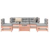 Salon de jardin 6 pcs bois massif sapin de douglas 