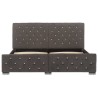 Cadre de lit sans matelas gris velours 160x200 cm 