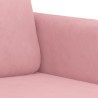 Canapé à 3 places Rose 180 cm Velours 