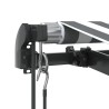 Auvent rétractable automatique anthracite et blanc 350x250 cm 