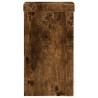 Supports pour plantes 2 pcs chêne fumé bois d'ingénierie 