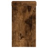 Supports pour plantes 2 pcs chêne fumé bois d'ingénierie 