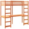Cadre de lit superposé sans matelas 90x190cm bois de pin massif 