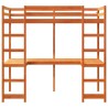 Cadre de lit superposé sans matelas 90x190cm bois de pin massif 