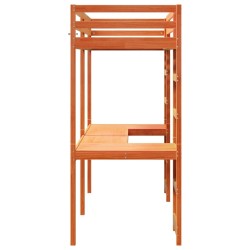 Cadre de lit superposé sans matelas 90x190cm bois de pin massif 