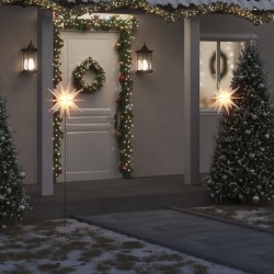 Lumière de Noël avec piquet LED pliable blanc 57 cm 