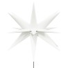 Lumière de Noël avec piquet LED pliable blanc 57 cm 