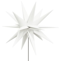 Lumière de Noël avec piquet LED pliable blanc 57 cm 