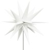 Lumière de Noël avec piquet LED pliable blanc 57 cm 