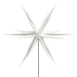Lumière de Noël avec piquet LED pliable blanc 57 cm 