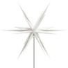 Lumière de Noël avec piquet LED pliable blanc 57 cm 
