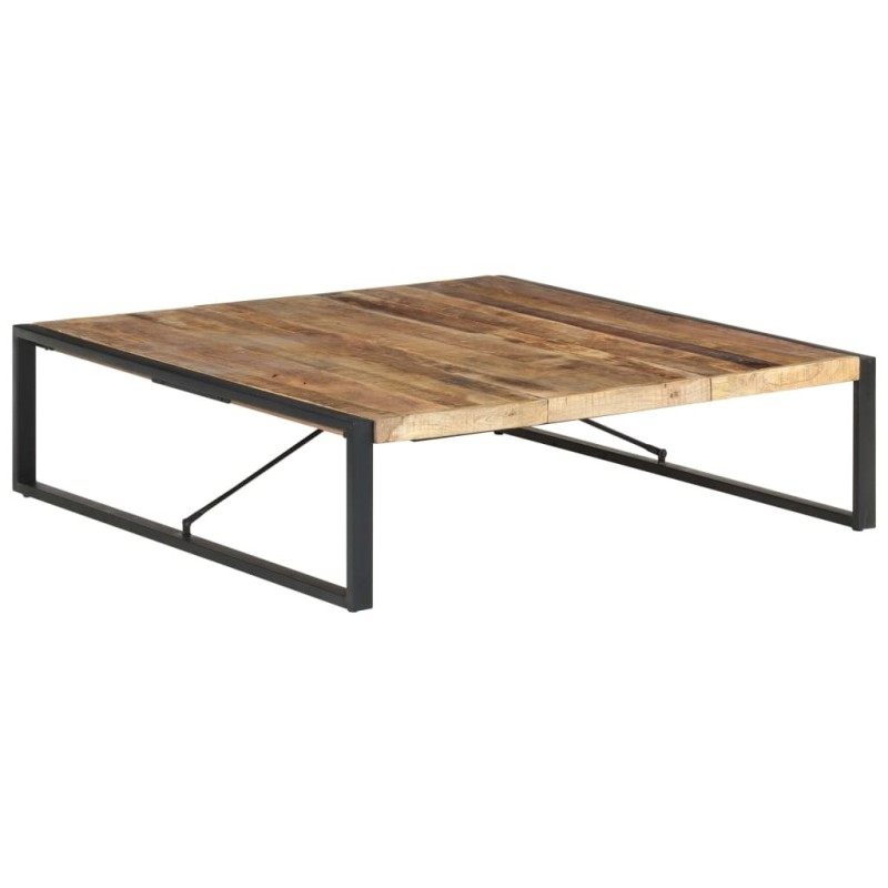 Table basse 140x140x40 cm Bois de manguier brut Table basse 140x140x40 cm Bois de manguier brut